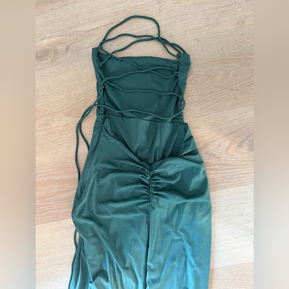 Babyboo Teal Strappy Backless Dress XS NWOT - Picture 2 of 5